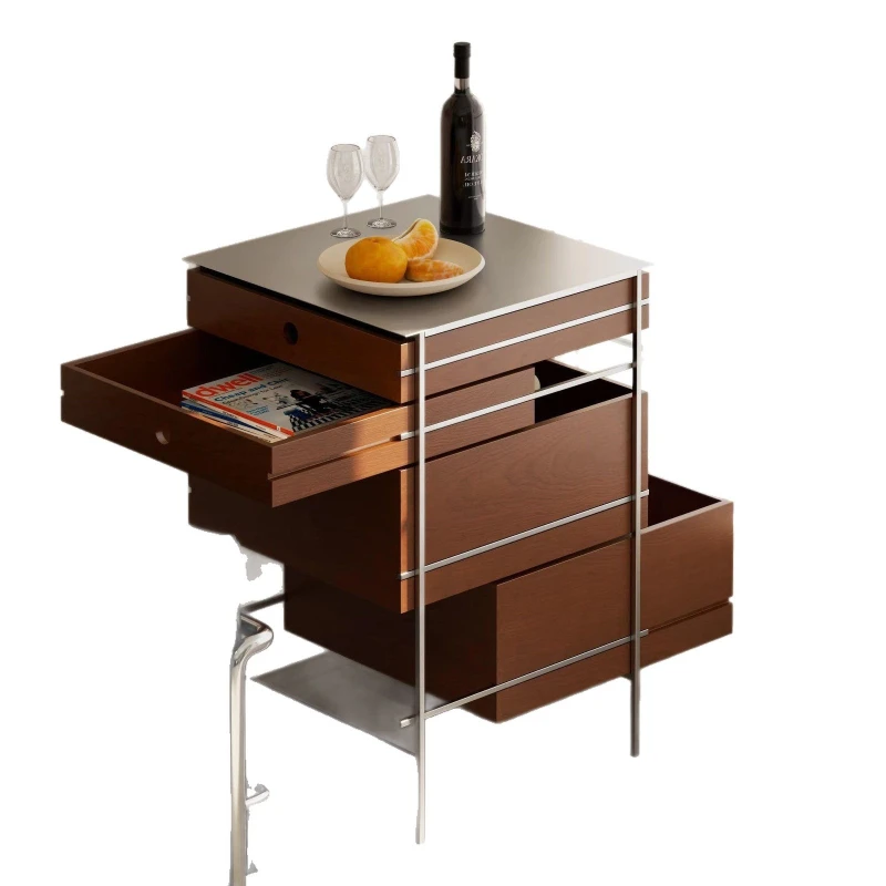 Stainless steel four chest cabinet retro antique coffee cabinet bedroom bedside table small apartment storage locker Internet
Stainless steel four chest cabinet retro antique coffee cabinet bedroom bedside table small apartment storage locker Internet