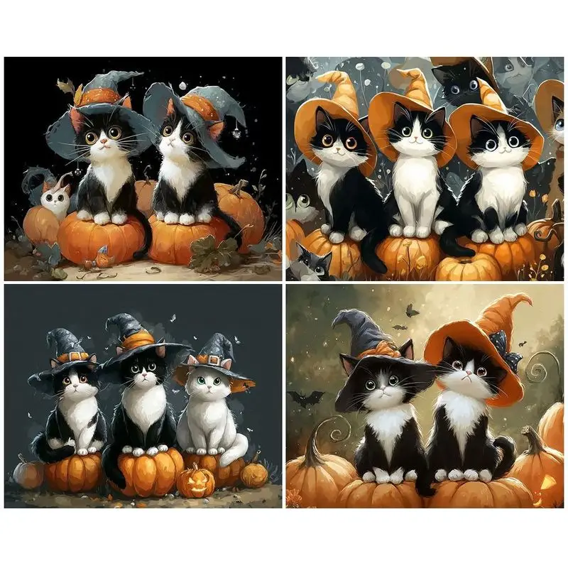 GATYZTORY Painting By Number Black Cat Drawing On Canvas HandPainted Animal Gift DIY Pictures By Number Kits Home Decor
GATYZTORY Painting By Number Black Cat Drawing On Canvas HandPainted Animal Gift DIY Pictures By Number Kits Home Decor