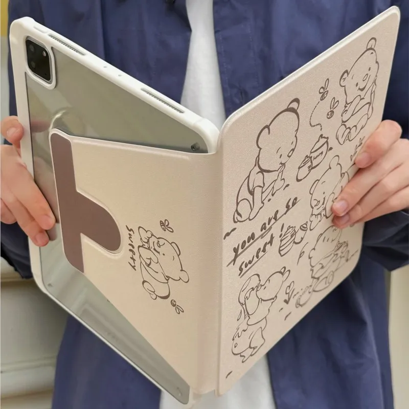 Милый Винни-Пух: Линейный рисунок 360° ° Вращающийся чехол-подставка для планшетов iPad 7/8/9-го поколения 10.2 дюйма, Air 4/5 10-го поколения 10.9 дюйма, A16, A19, 2026
Милый Винни-Пух: Линейный рисунок 360° ° Вращающийся чехол-подставка для планшетов iPad 7/8/9-го поколения 10.2 дюйма, Air 4/5 10-го поколения 10.9 дюйма, A16, A19, 2026