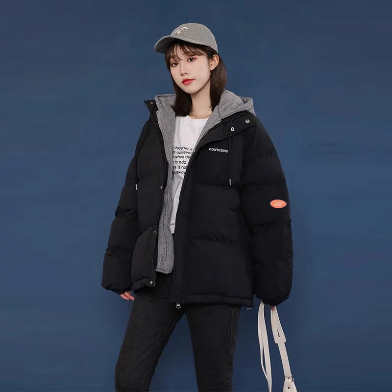 Зимняя утепленная куртка-пуховик в корейском стиле для женщин: свободная, модная, укороченная, теплая, на молнии
Зимняя утепленная куртка-пуховик в корейском стиле для женщин: свободная, модная, укороченная, теплая, на молнии