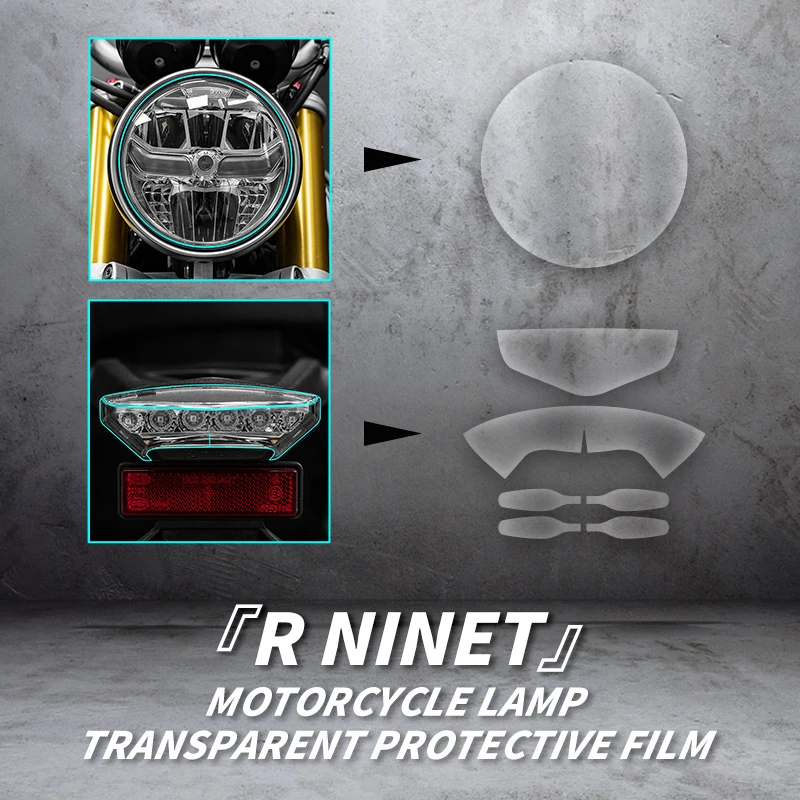 Used For BMW R NineT Motorcycle accessories headlight and taillight Transparent protective film bike lamp stickers kits
Used For BMW R NineT Motorcycle accessories headlight and taillight Transparent protective film bike lamp stickers kits