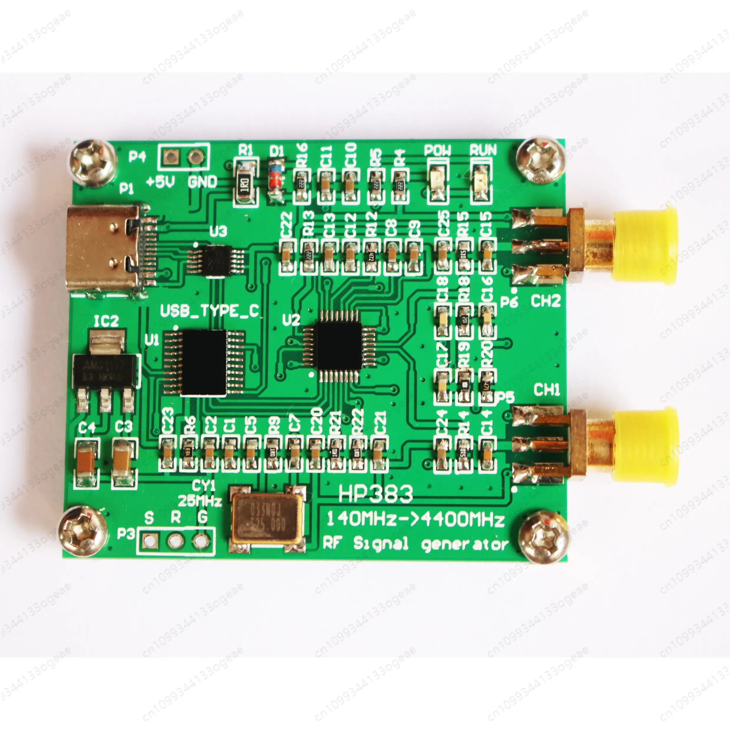 USB RF Signal Generator, Sweep Function RF Generator 140MHz-4.4GHz
USB RF Signal Generator, Sweep Function RF Generator 140MHz-4.4GHz