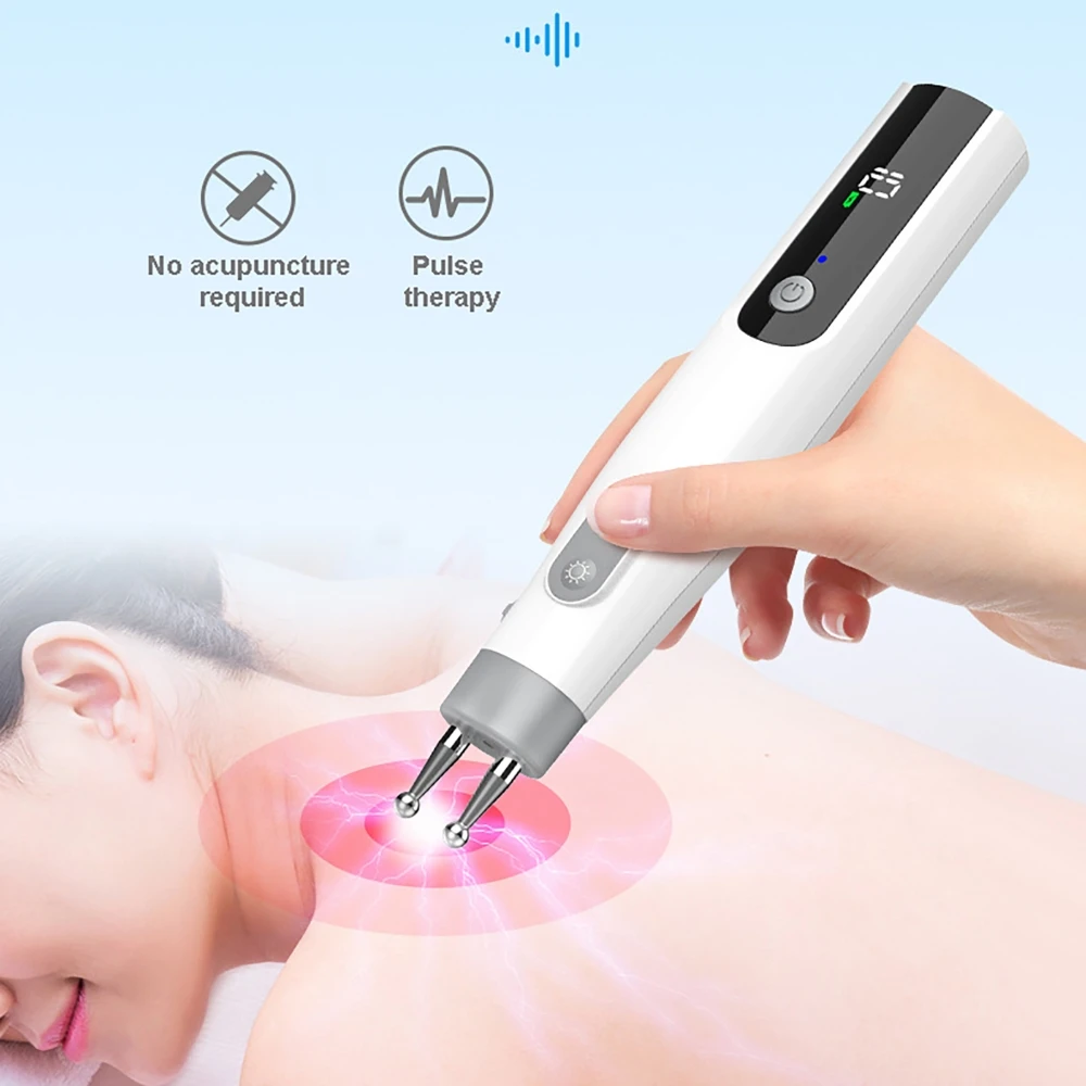 Electronic Therapy Meridian Pen Massager Type-C Fast Rechargeable 10 Gears Adjustment Bio-Micro-Electro-Pulse for Neck Back
Electronic Therapy Meridian Pen Massager Type-C Fast Rechargeable 10 Gears Adjustment Bio-Micro-Electro-Pulse for Neck Back