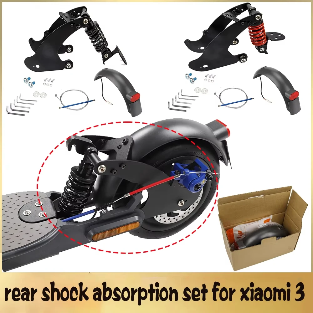 1Set Rear Shock Absorber For Xiaomi Mi Electric Scooter 3 Suspension With Fender Taillight Modification Replacement Parts
1Set Rear Shock Absorber For Xiaomi Mi Electric Scooter 3 Suspension With Fender Taillight Modification Replacement Parts