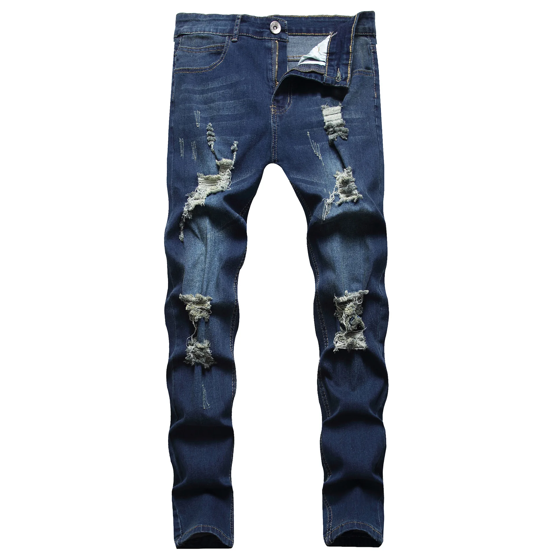 2022 New Style Men Skinny Jeans Ripped Hole Burrs Personality Folds Men Jeans Slim Trend Motorcycle Bike Jeans Denim Pants
2022 New Style Men Skinny Jeans Ripped Hole Burrs Personality Folds Men Jeans Slim Trend Motorcycle Bike Jeans Denim Pants