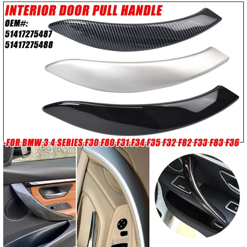 Carbon Fiber For BMW 3 4 Series M3 M4 F30 F34 F36 F32 F33 F80 F82 F83 Interior Door Pull Handle with Handle Outer Cover Trim
Carbon Fiber For BMW 3 4 Series M3 M4 F30 F34 F36 F32 F33 F80 F82 F83 Interior Door Pull Handle with Handle Outer Cover Trim