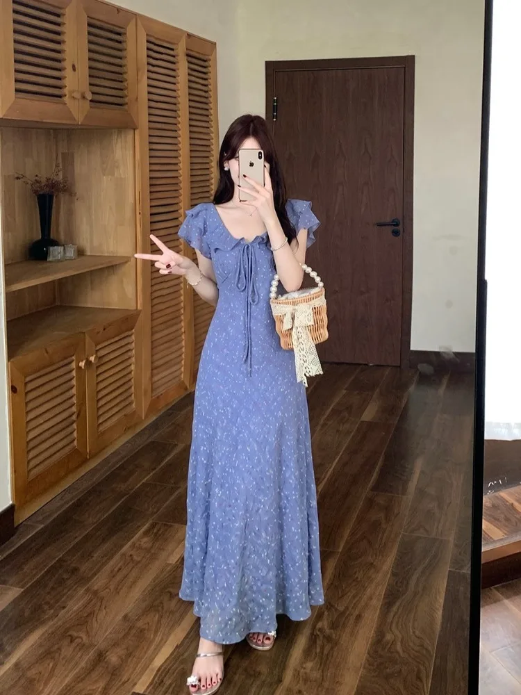 plus Size Floral Print Dress with Belt Waist Cinching V-Neck Long Skirt Korean Style Commute Wind High Waist Short Sleeve
plus Size Floral Print Dress with Belt Waist Cinching V-Neck Long Skirt Korean Style Commute Wind High Waist Short Sleeve