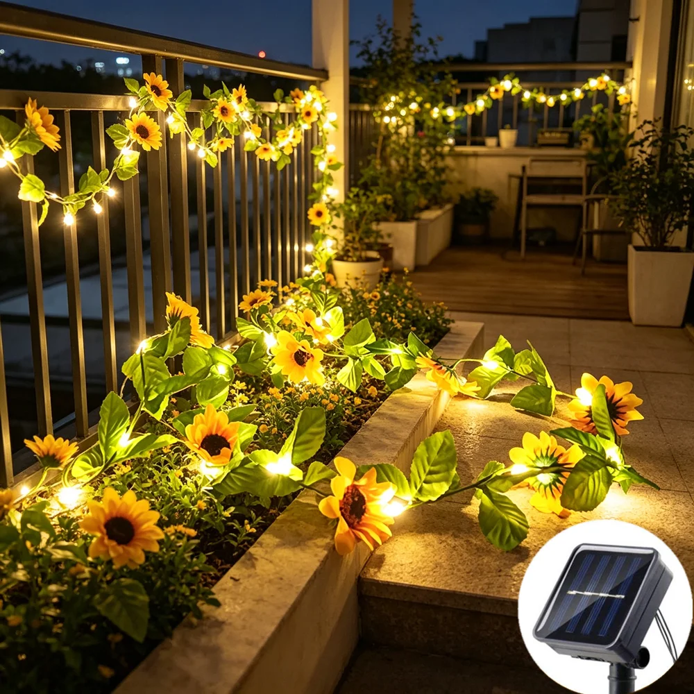 Fairy Garland Light Wall Fence Decoration Solar Festoon LED Artificial Green Leaf Light String Outdoor Party Garden Wedding Yard
Fairy Garland Light Wall Fence Decoration Solar Festoon LED Artificial Green Leaf Light String Outdoor Party Garden Wedding Yard