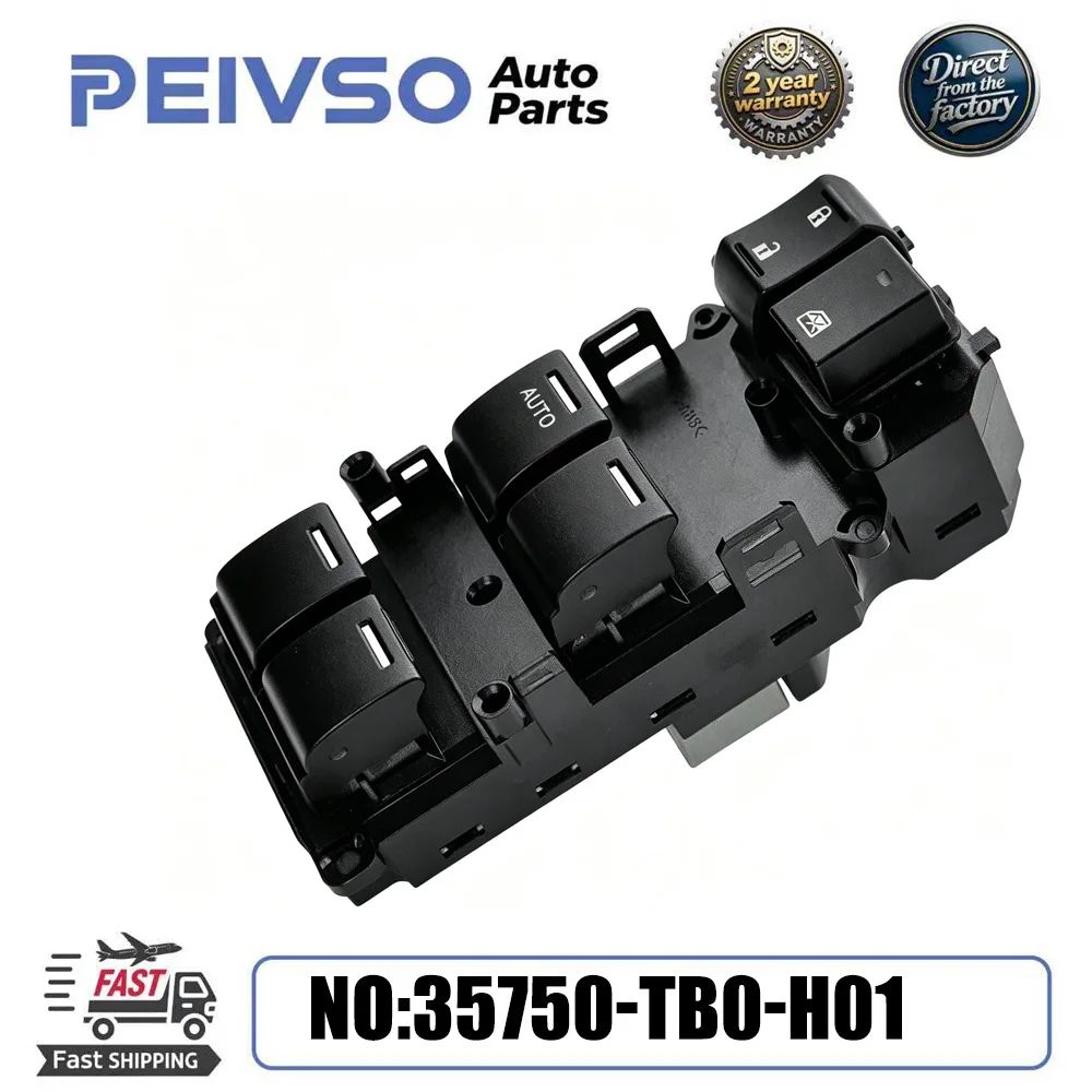 35750-TB0-H01 New High Quality Power Window Switch 35750TB0H01 For Honda Accord 2008 -2012
35750-TB0-H01 New High Quality Power Window Switch 35750TB0H01 For Honda Accord 2008 -2012