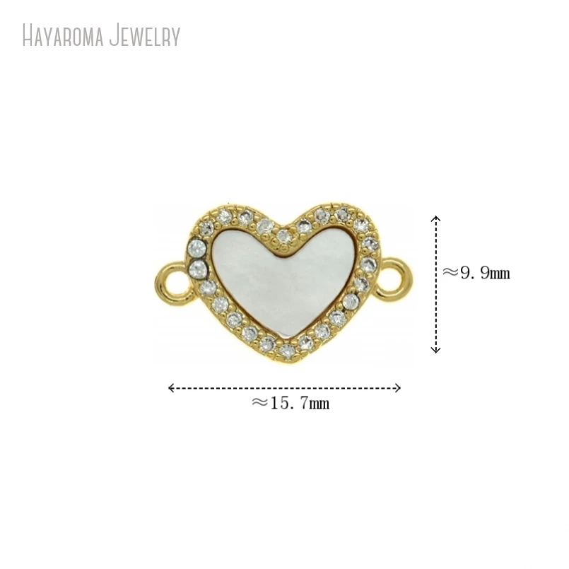 5Pcs Copper Gold Color Metal Cubic Zirconia Wholesale Hearts Heart Shape Point Invisible Setting Gift For Her Connector
5Pcs Copper Gold Color Metal Cubic Zirconia Wholesale Hearts Heart Shape Point Invisible Setting Gift For Her Connector