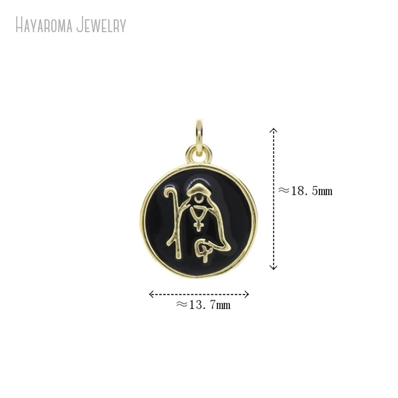 5Pcs Spiritual Jewelry Black Metal Copper Pendant Gold Color Wholesale Enamel Charms
5Pcs Spiritual Jewelry Black Metal Copper Pendant Gold Color Wholesale Enamel Charms