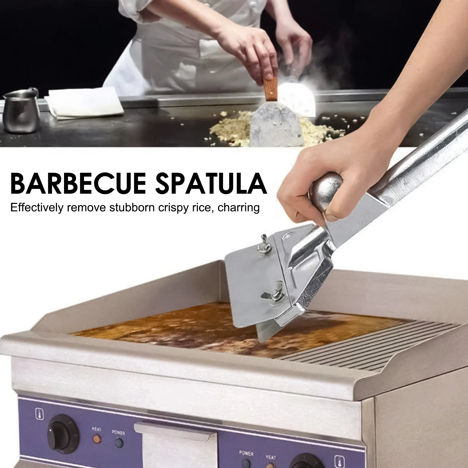 Barbecue Cooking Grill Scraper Easy to Clean&Ergonomic Handle Design for Cooking Barbecue Bread
Barbecue Cooking Grill Scraper Easy to Clean&Ergonomic Handle Design for Cooking Barbecue Bread