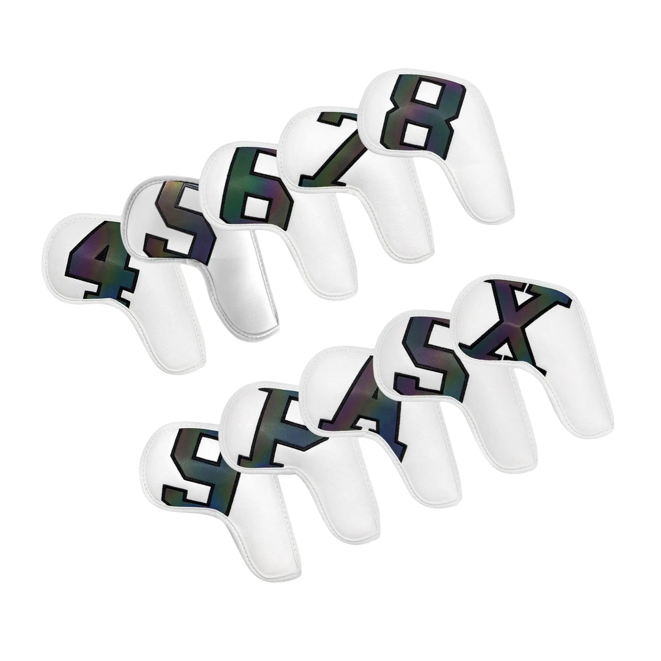 10Pcs Golf Iron Head Covers Lightweight Fashion for Sports Gift
10Pcs Golf Iron Head Covers Lightweight Fashion for Sports Gift