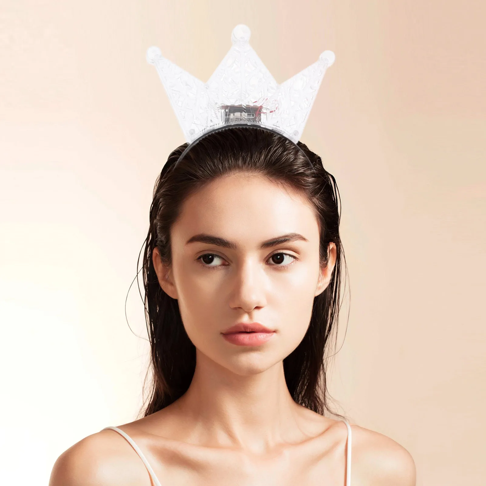 5 Pcs White LED Crown Headband Shining Hair Hoops Princess Tiara Reusable Batteries Kids Girls Christmas Party Concert
5 Pcs White LED Crown Headband Shining Hair Hoops Princess Tiara Reusable Batteries Kids Girls Christmas Party Concert