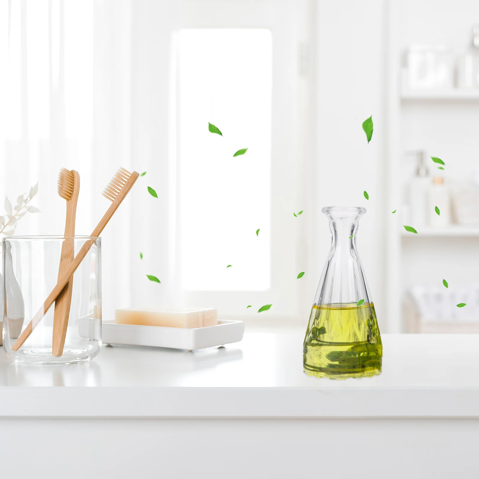 1Set Clear Glass Aromatherapy Bottle Wide Mouth Vase Simple Style for Perfume Essential Oil Diffuser Flower Vase Desktop
1Set Clear Glass Aromatherapy Bottle Wide Mouth Vase Simple Style for Perfume Essential Oil Diffuser Flower Vase Desktop