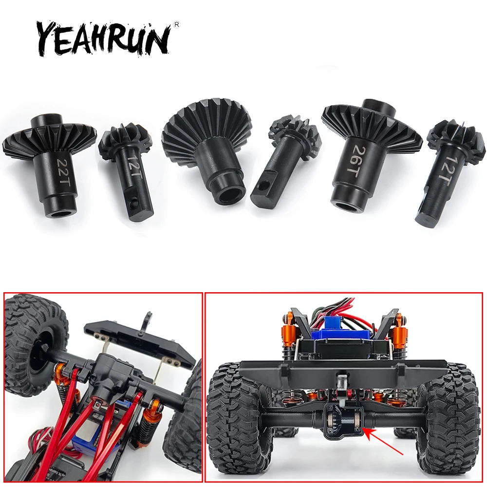 YEAHRUN Steel 22T & 12T 12T & 24T 26T & 12T Набор шестерен дифференциальной оси для TRX-4M Bronco Defender 1/18 RC Гусеничный автомобиль Запчасти
YEAHRUN Steel 22T & 12T 12T & 24T 26T & 12T Набор шестерен дифференциальной оси для TRX-4M Bronco Defender 1/18 RC Гусеничный автомобиль Запчасти