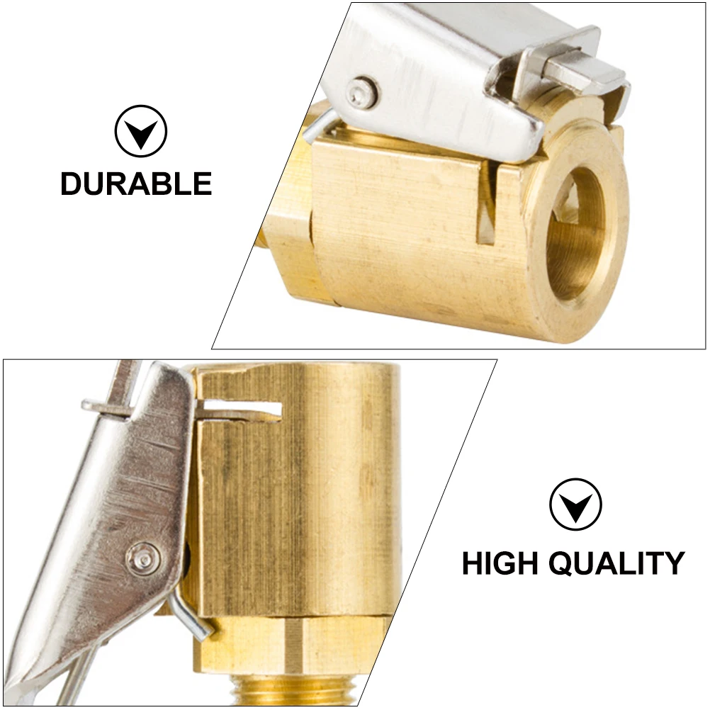 4pcs Car Air Pump Chuck Tire Inflator Adapter Threaded Connector Copper Fast Airflow For 8mm Hose Lightweight Tyre
4pcs Car Air Pump Chuck Tire Inflator Adapter Threaded Connector Copper Fast Airflow For 8mm Hose Lightweight Tyre