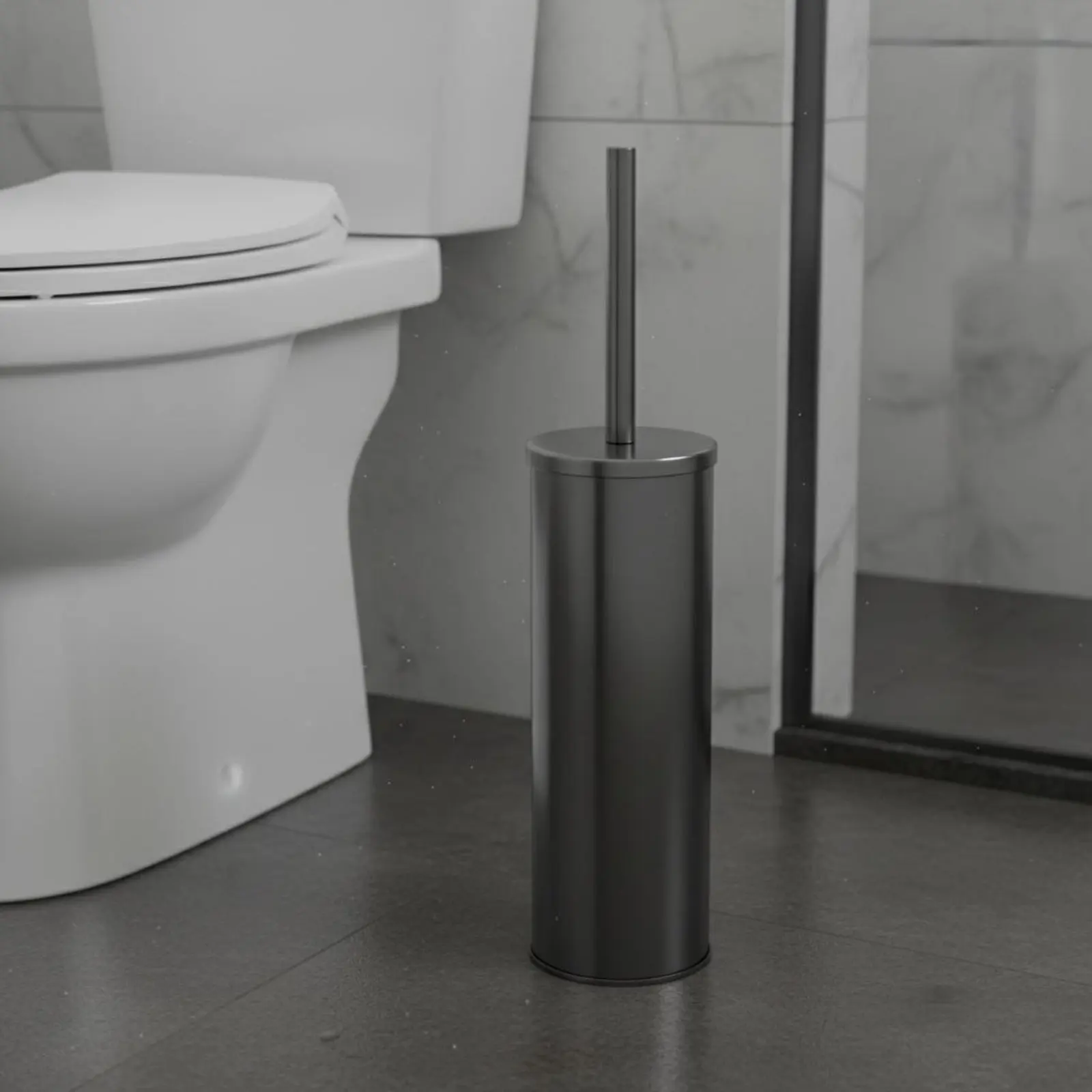 Long Handle Toilet Brush Rust Resistant Stainless Steel Toilet Brush Bathroom Cleaning Long-Lasting Splash Guard for Restroom
Long Handle Toilet Brush Rust Resistant Stainless Steel Toilet Brush Bathroom Cleaning Long-Lasting Splash Guard for Restroom