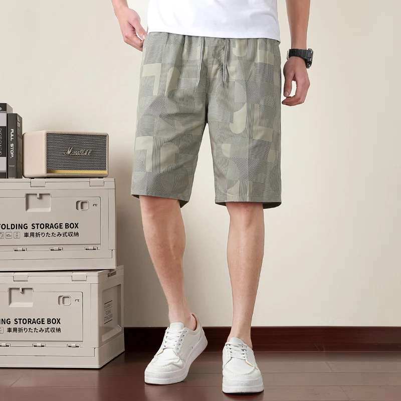2025 Men's Casual Shorts Thin Style Summer Outerwear Pure Cotton Loose Five Cent Printed Trendy Beach 45 Cent Mid Length Pants
2025 Men's Casual Shorts Thin Style Summer Outerwear Pure Cotton Loose Five Cent Printed Trendy Beach 45 Cent Mid Length Pants