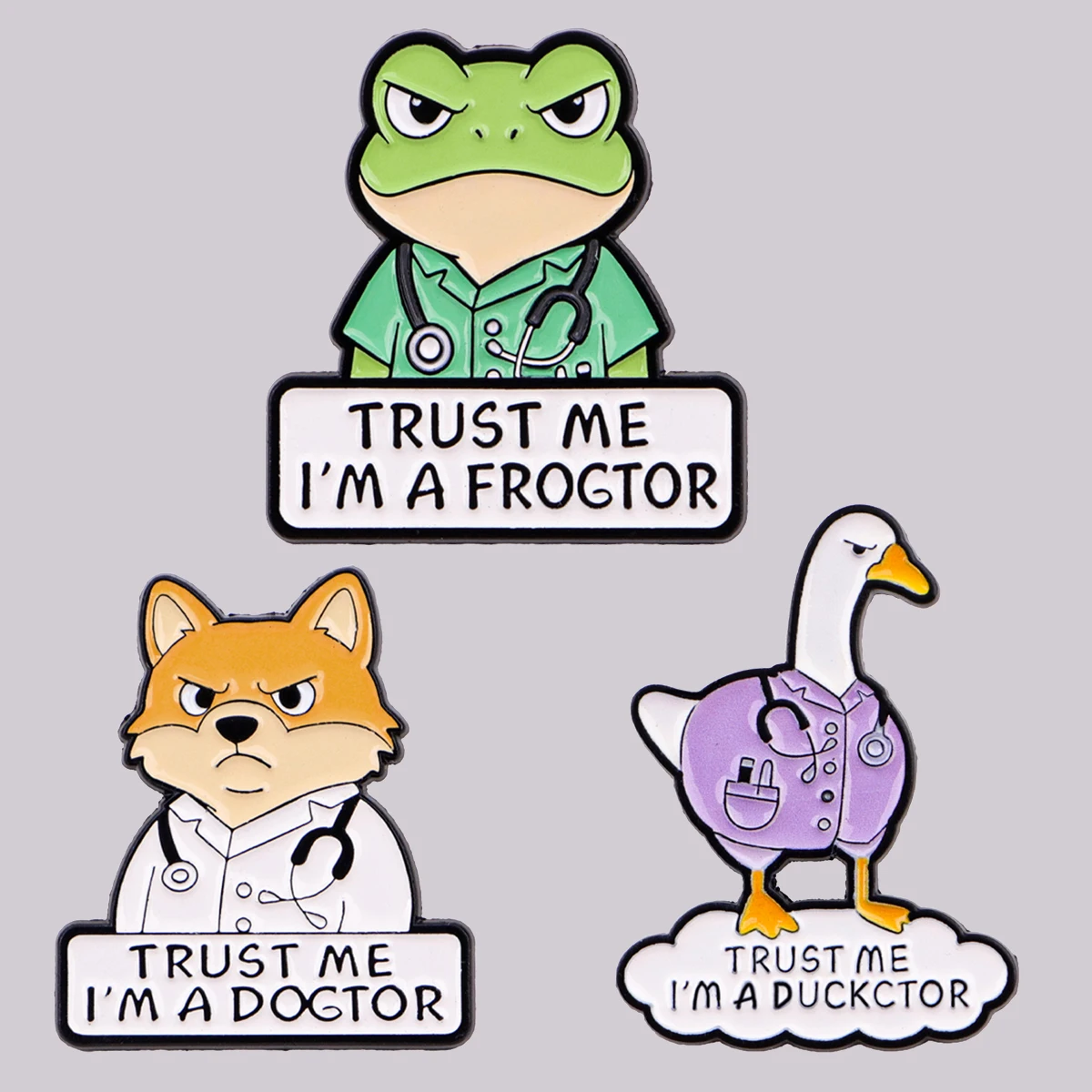 Funny Frog Enamel Pin Cute Animal Doctor Brooch Pines Lapel Pins Dog Badge Clothing Accessories Fashion Jewelry Friends Gifts
Funny Frog Enamel Pin Cute Animal Doctor Brooch Pines Lapel Pins Dog Badge Clothing Accessories Fashion Jewelry Friends Gifts