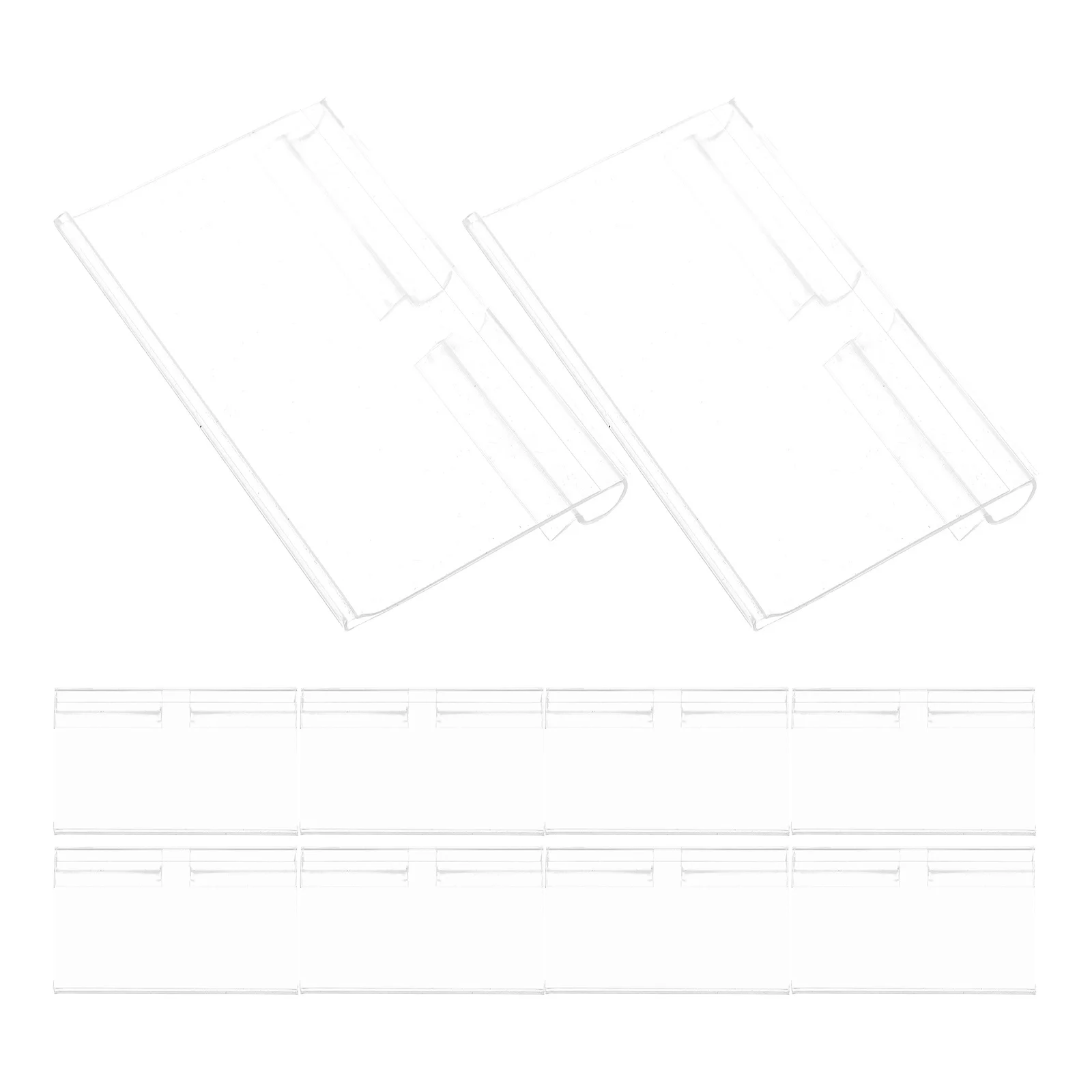 10Pcs Supermarket Label Holders Clear Plastic Hooks for Shelf Price Tags Retail Store Pricing Sign Display Organizer
10Pcs Supermarket Label Holders Clear Plastic Hooks for Shelf Price Tags Retail Store Pricing Sign Display Organizer