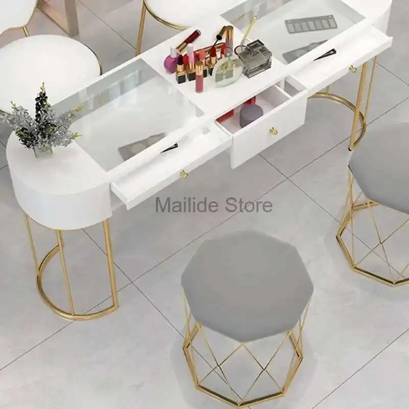 Nordic Wrought Iron Nail Tables For Commercial Furniture Manicure Table Creative Light Luxury Economical Upscale Mesa Manicura
Nordic Wrought Iron Nail Tables For Commercial Furniture Manicure Table Creative Light Luxury Economical Upscale Mesa Manicura
