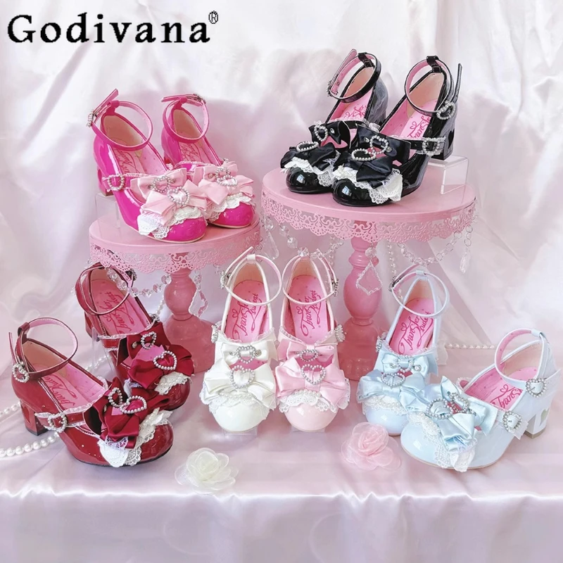 Original Fretwork Heel Mary Jane Shoes Autumn Women's Sweet Bow Elegant Flower Wedding High Heels Ladies Lolita Style Lo Pumps
Original Fretwork Heel Mary Jane Shoes Autumn Women's Sweet Bow Elegant Flower Wedding High Heels Ladies Lolita Style Lo Pumps