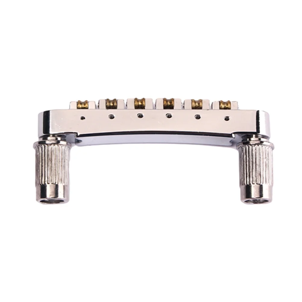 Electric Guitar Roller Saddle Tailpiece Bridge Kit Adjustable Silver Replacement Parts for Style Guitar System
Electric Guitar Roller Saddle Tailpiece Bridge Kit Adjustable Silver Replacement Parts for Style Guitar System