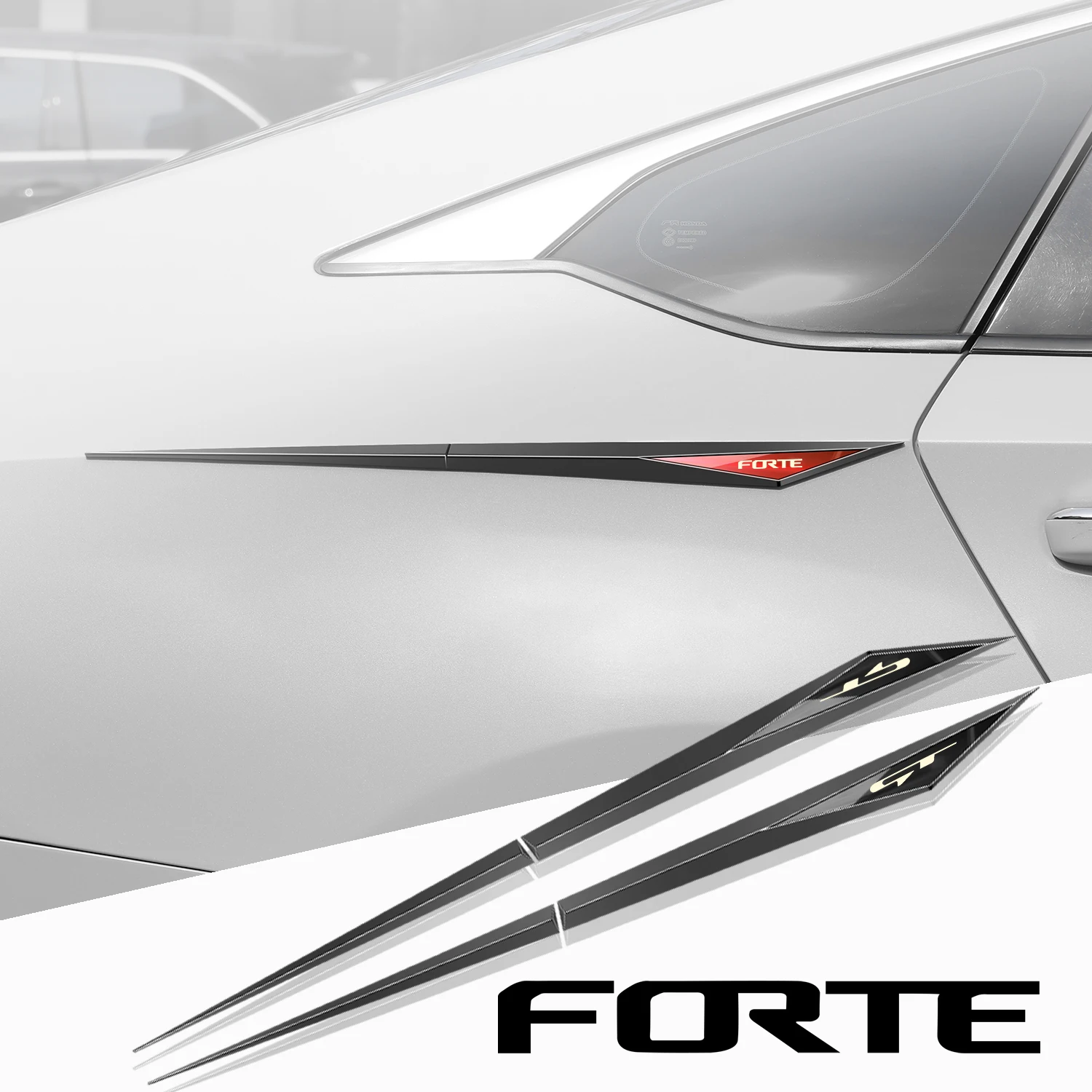 Автомобильные наклейки из ТПУ, 2 шт., автомобильные аксессуары для kia forte gt 
Автомобильные наклейки из ТПУ, 2 шт., автомобильные аксессуары для kia forte gt