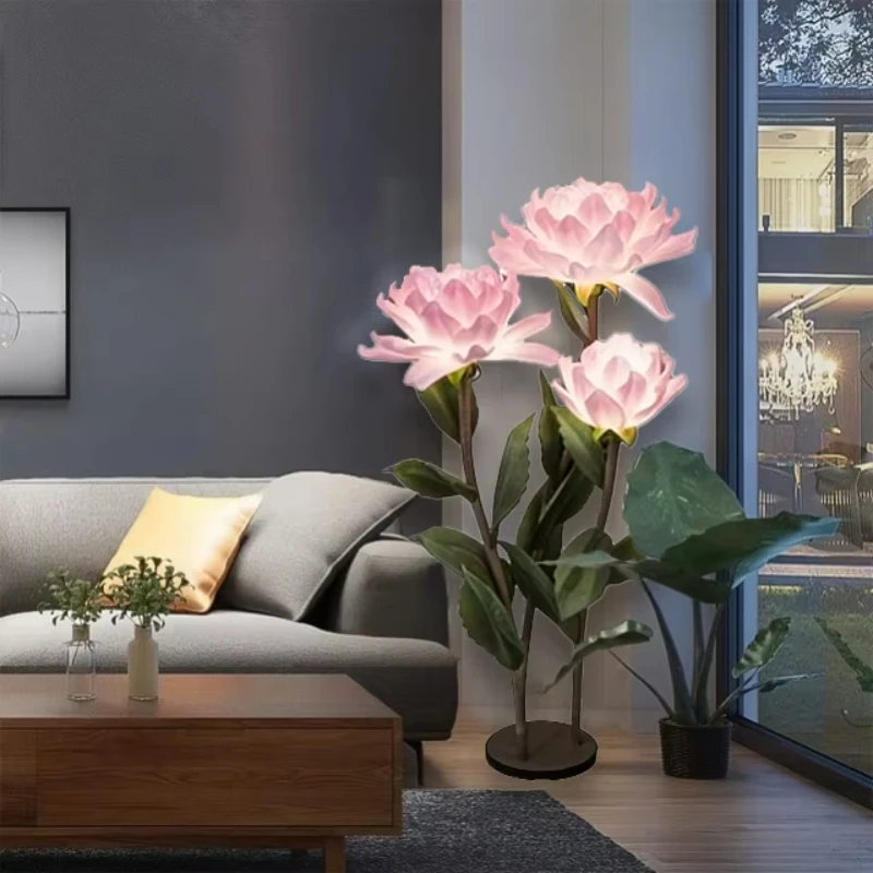 Luxury handmade luminous flower table lamp Large luminous artificial flower standing lamp Christmas wedding entrance decoration
Luxury handmade luminous flower table lamp Large luminous artificial flower standing lamp Christmas wedding entrance decoration
