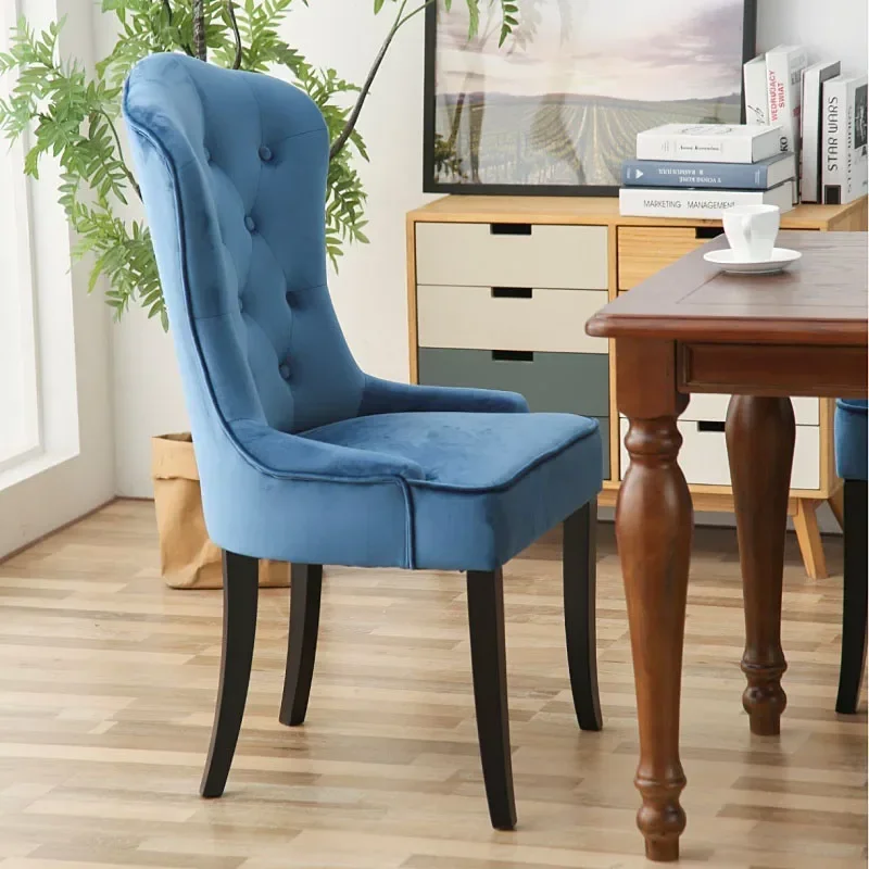 Comfy Beautiful Dining Chairs Modern European Luxury Vintage Dining Chairs Trendy Upholstered Cadeiras De Jantar Home Furniture
Comfy Beautiful Dining Chairs Modern European Luxury Vintage Dining Chairs Trendy Upholstered Cadeiras De Jantar Home Furniture