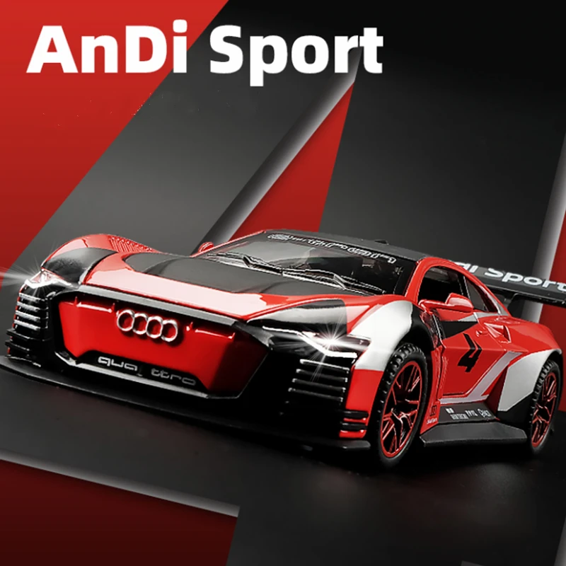 1:32 Audi GT Le Mans спортивный гоночный автомобиль литые автомобили и игрушечные автомобили металлическая Игрушечная модель автомобиля высокий симулятор коллекционная игрушка 
1:32 Audi GT Le Mans спортивный гоночный автомобиль литые автомобили и игрушечные автомобили металлическая Игрушечная модель автомобиля высокий симулятор коллекционная игрушка