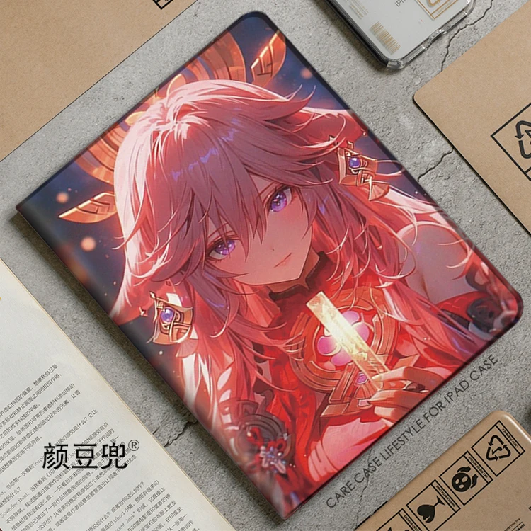 Yae Miko Anime Genshin Impact For Galaxy Tab S9 Lite 8.7 2021 Case SM-T220/T225 Tri-fold stand Cover Galaxy tab s6 lite Tab A8
Yae Miko Anime Genshin Impact For Galaxy Tab S9 Lite 8.7 2021 Case SM-T220/T225 Tri-fold stand Cover Galaxy tab s6 lite Tab A8