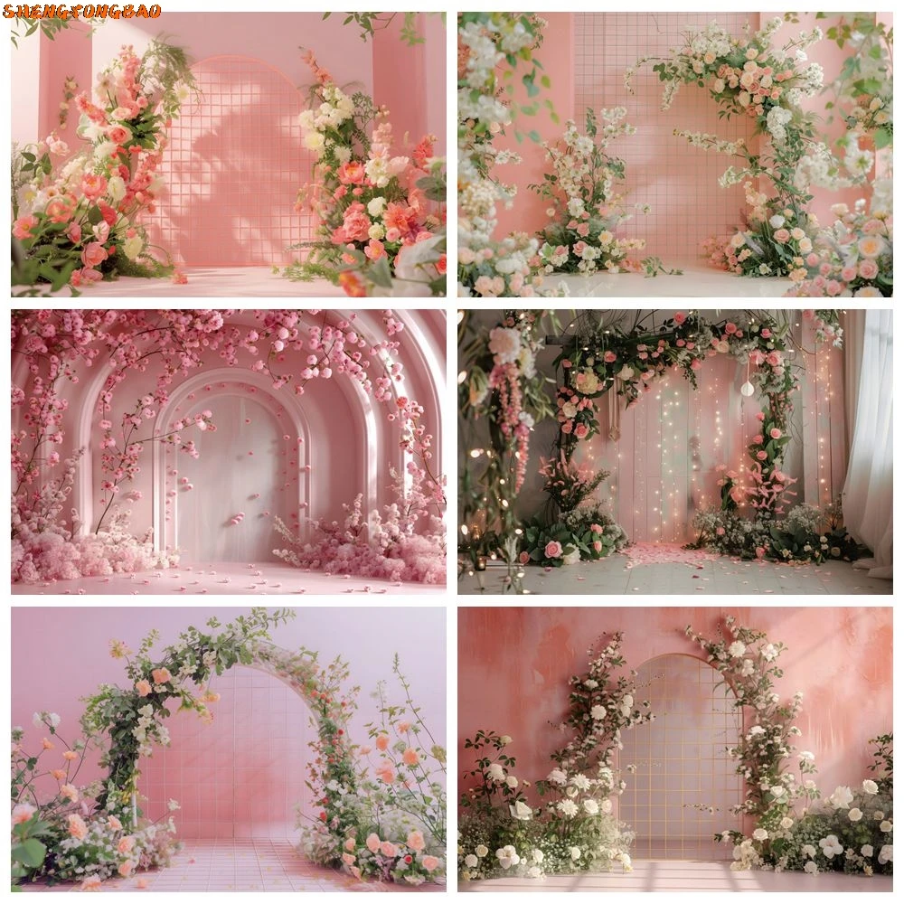 Flowers Arch Pink Wall Backdrop Wedding Portrait Princess Girls Birthday Party Art Maternity Dresses Photo Photoshoot Background
Flowers Arch Pink Wall Backdrop Wedding Portrait Princess Girls Birthday Party Art Maternity Dresses Photo Photoshoot Background