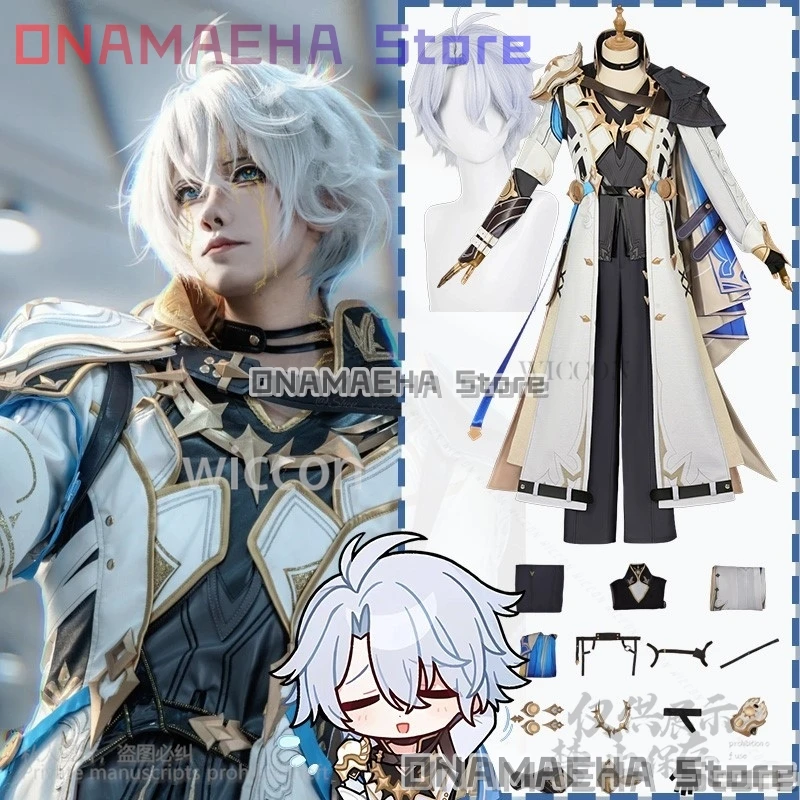 Anime Game Honkai Star Rail Cosplay Phainon Costume Handsome Long Coat Uniform Top Pants Wigs For Handsome Man Cos Role-play
Anime Game Honkai Star Rail Cosplay Phainon Costume Handsome Long Coat Uniform Top Pants Wigs For Handsome Man Cos Role-play