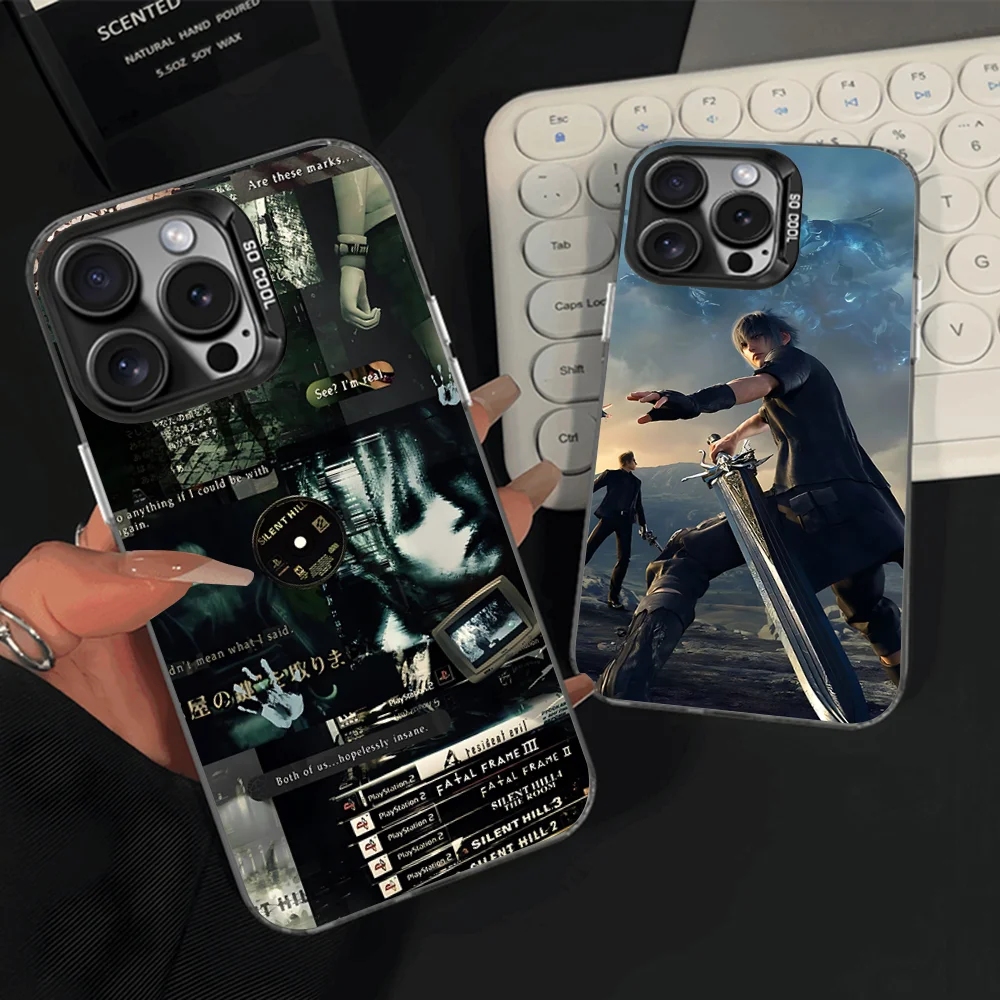 F-Final F-Fantasy Phone Case For iPhone 16,15,14,13,12,11,Pro,Max,Plus,Mini,XS,SE Anti Fall Black Matte Hard Bumper
F-Final F-Fantasy Phone Case For iPhone 16,15,14,13,12,11,Pro,Max,Plus,Mini,XS,SE Anti Fall Black Matte Hard Bumper