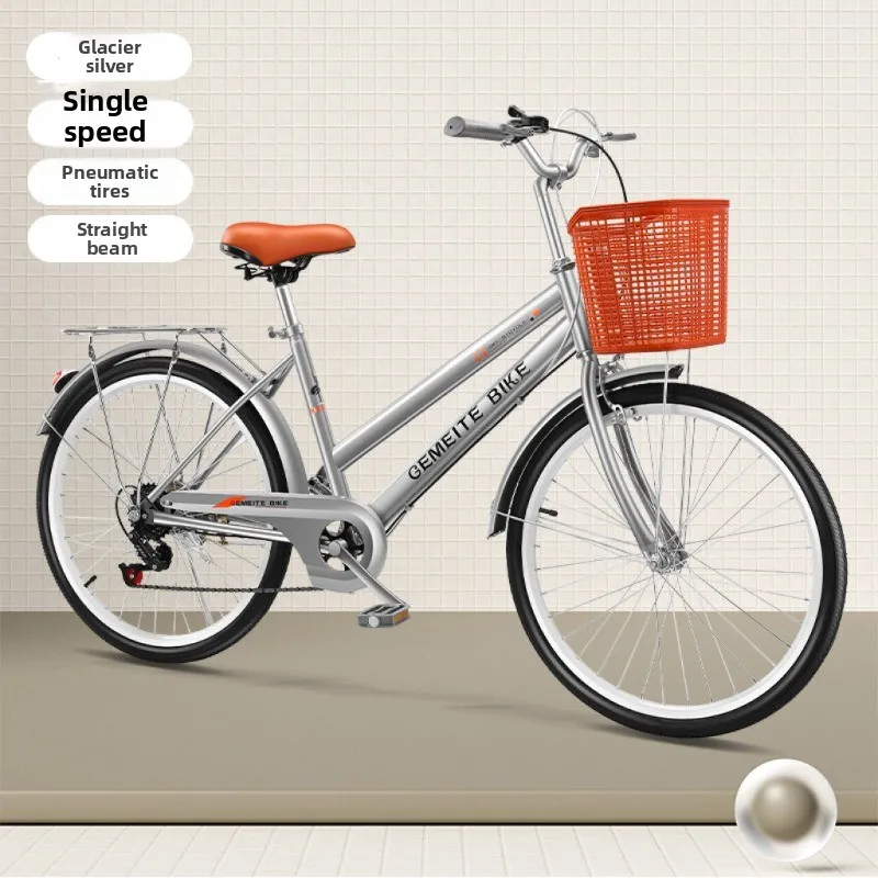 Alloy Frame Lightweight Commuter Bicycle 24 Inch Women Men Vintage Style Tireless Puncture Resistant Gear Shift Urban Ride
Alloy Frame Lightweight Commuter Bicycle 24 Inch Women Men Vintage Style Tireless Puncture Resistant Gear Shift Urban Ride