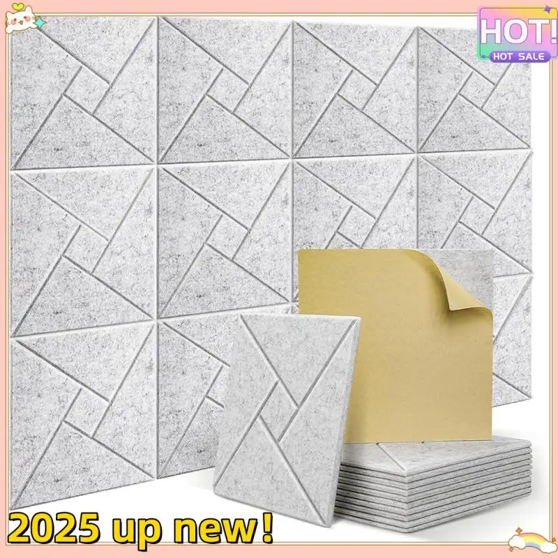 Classy-12Pcs Acoustic Panels With Self-Adhesive, 12X12x0.4In Sound Proof Foam Panels, Sound Absorbing Tile For Walls
Classy-12Pcs Acoustic Panels With Self-Adhesive, 12X12x0.4In Sound Proof Foam Panels, Sound Absorbing Tile For Walls