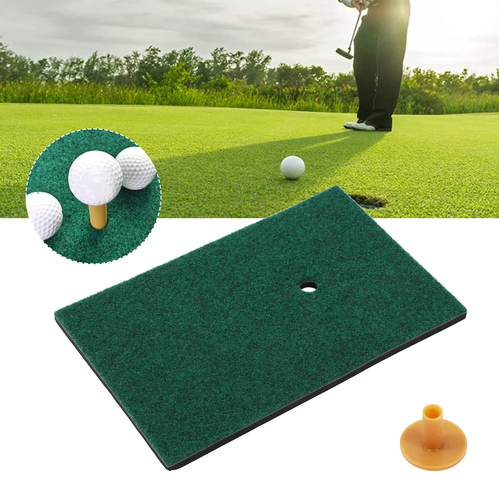 30x20cm Golf Swing Practice Mat Golf Indoor Hitting Mat Artificial Lawn Grass Pad With Tee
30x20cm Golf Swing Practice Mat Golf Indoor Hitting Mat Artificial Lawn Grass Pad With Tee