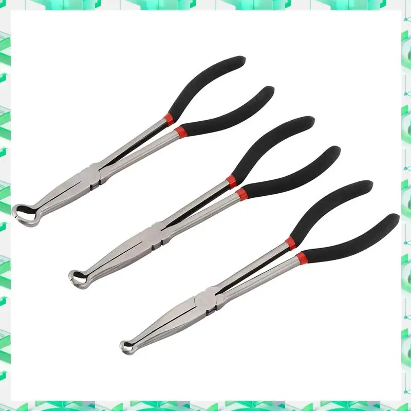 FIZP 3Pcs 11 Inch Hose Gripper Plier Set Hose Pliers Automotive 6Mm,13Mm,18Mm Dia,Offset Spark Plug Boot Removal Pliers Serrated
FIZP 3Pcs 11 Inch Hose Gripper Plier Set Hose Pliers Automotive 6Mm,13Mm,18Mm Dia,Offset Spark Plug Boot Removal Pliers Serrated