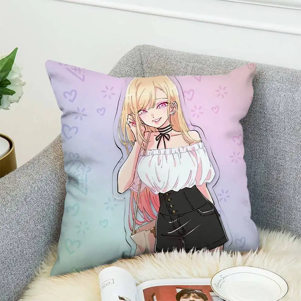 Anime Kitagawa Marin Pillow Case Double-Sided Printing Cushion Cover 45x45 Decorative Cushions Sofa Home Decor Soft Pillowcase
Anime Kitagawa Marin Pillow Case Double-Sided Printing Cushion Cover 45x45 Decorative Cushions Sofa Home Decor Soft Pillowcase