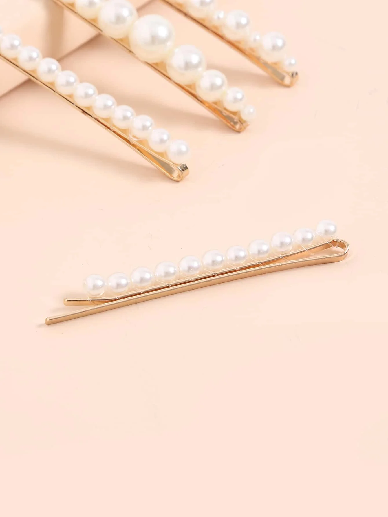 6pcs Faux Pearl Hair Clips Elegant Barrettes Hair Claws For Women
6pcs Faux Pearl Hair Clips Elegant Barrettes Hair Claws For Women