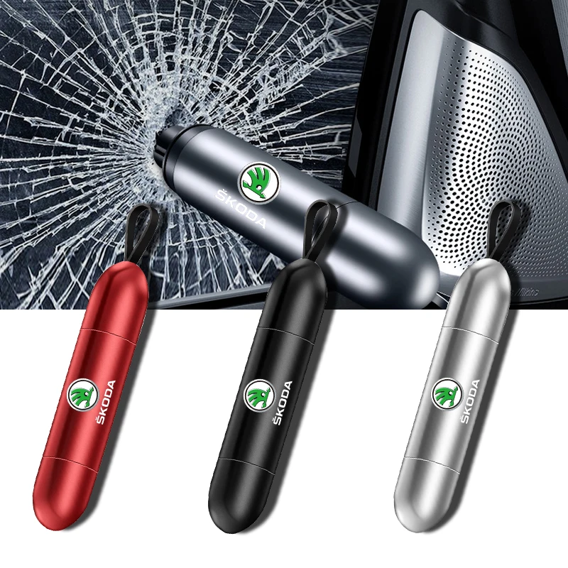 Car Safety Hammer Emergency Window Breaker Seat Belt Cutting Machine For Skoda Fabia Octavia Karoq Kodiaq Kamiq Superb Rapid VRS
Car Safety Hammer Emergency Window Breaker Seat Belt Cutting Machine For Skoda Fabia Octavia Karoq Kodiaq Kamiq Superb Rapid VRS