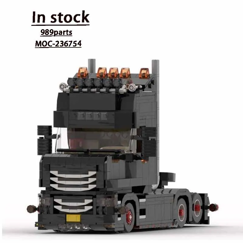 MOC-236754 New Cargo Transport Truck Building Block Model 989 Parts MOC Creative Toys for Boys Children Christmas Birthday Gift
MOC-236754 New Cargo Transport Truck Building Block Model 989 Parts MOC Creative Toys for Boys Children Christmas Birthday Gift