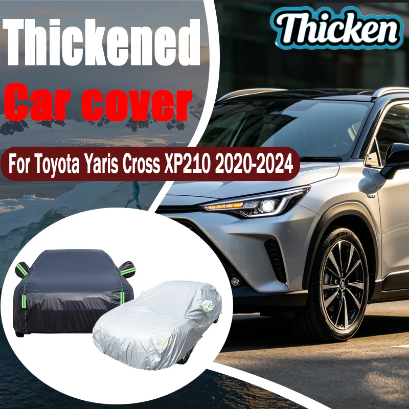 For Toyota Yaris Cross XP210 2020-2024 Full Car Covers – Oxford Fabric, Anti-UV Sunshade, Waterproof Snowproof Dustproof Accesso
For Toyota Yaris Cross XP210 2020-2024 Full Car Covers – Oxford Fabric, Anti-UV Sunshade, Waterproof Snowproof Dustproof Accesso