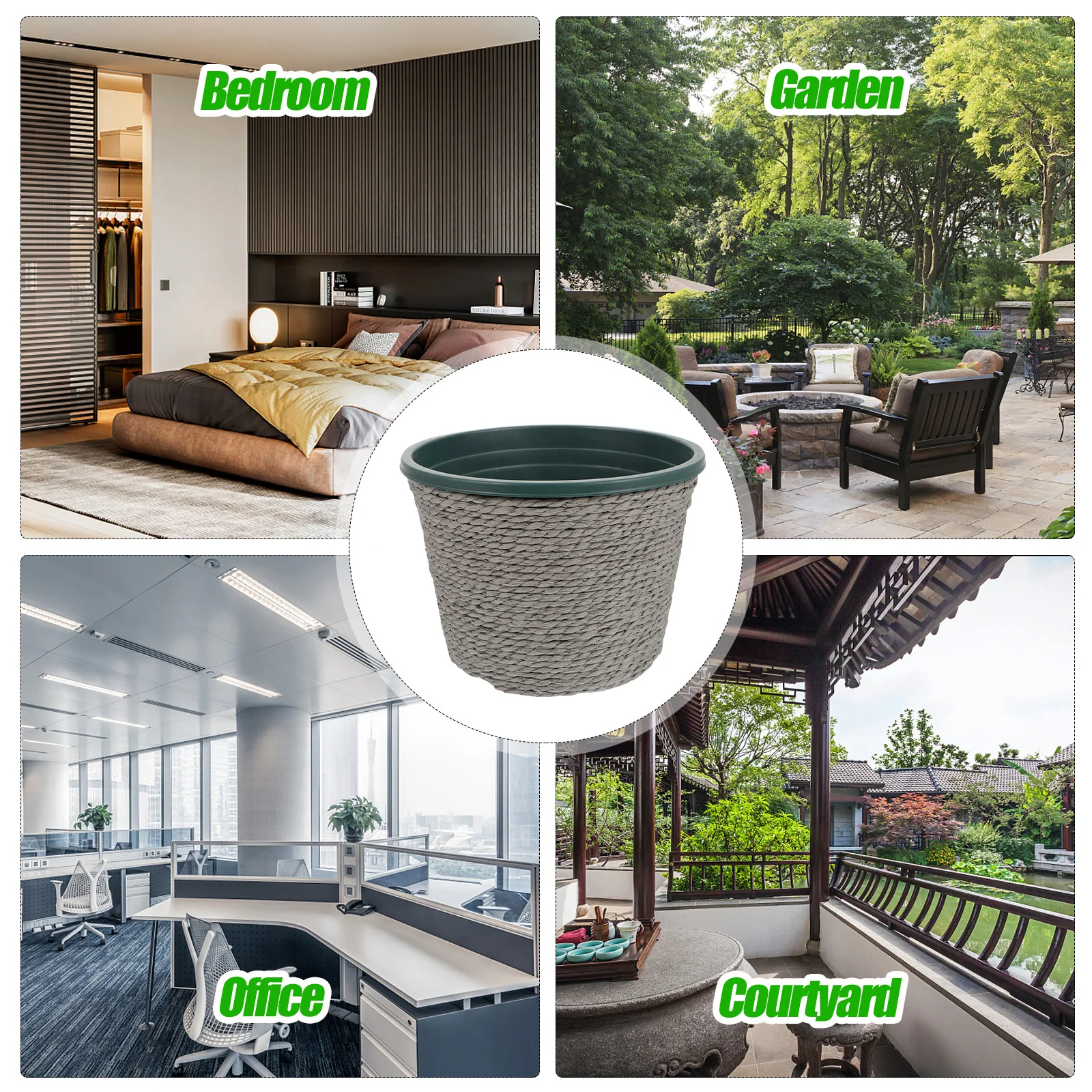 Rope Woven Flowerpot Paper Rope Yellow 22x15cm Plant Basket Indoor Decor Storage Vase Mini Adornment Office Planter
Rope Woven Flowerpot Paper Rope Yellow 22x15cm Plant Basket Indoor Decor Storage Vase Mini Adornment Office Planter