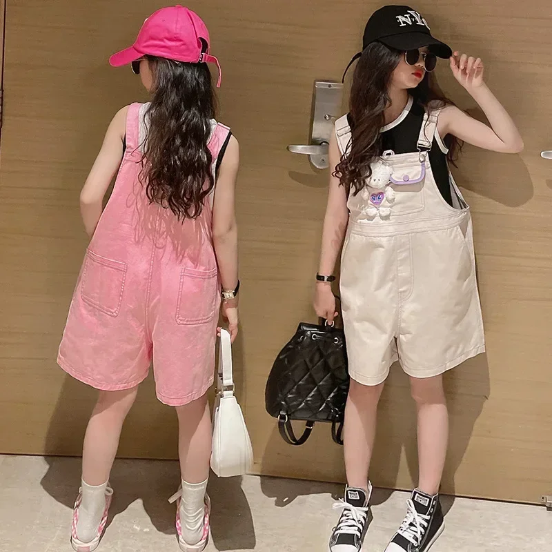 4 6 8 10 12 Years Girls Clothing Sets Summer Cotton Vest And Bear Doll Overalls Princess Suits Birthday Party Cute Kids Clothes
4 6 8 10 12 Years Girls Clothing Sets Summer Cotton Vest And Bear Doll Overalls Princess Suits Birthday Party Cute Kids Clothes