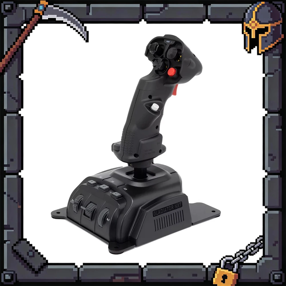 VKBSIM Gladiator NXT EVO SCG Game Rocker Programmable RGB LED Simulated Flight Rocker Expansion Module Gladiator NXT EVO Base