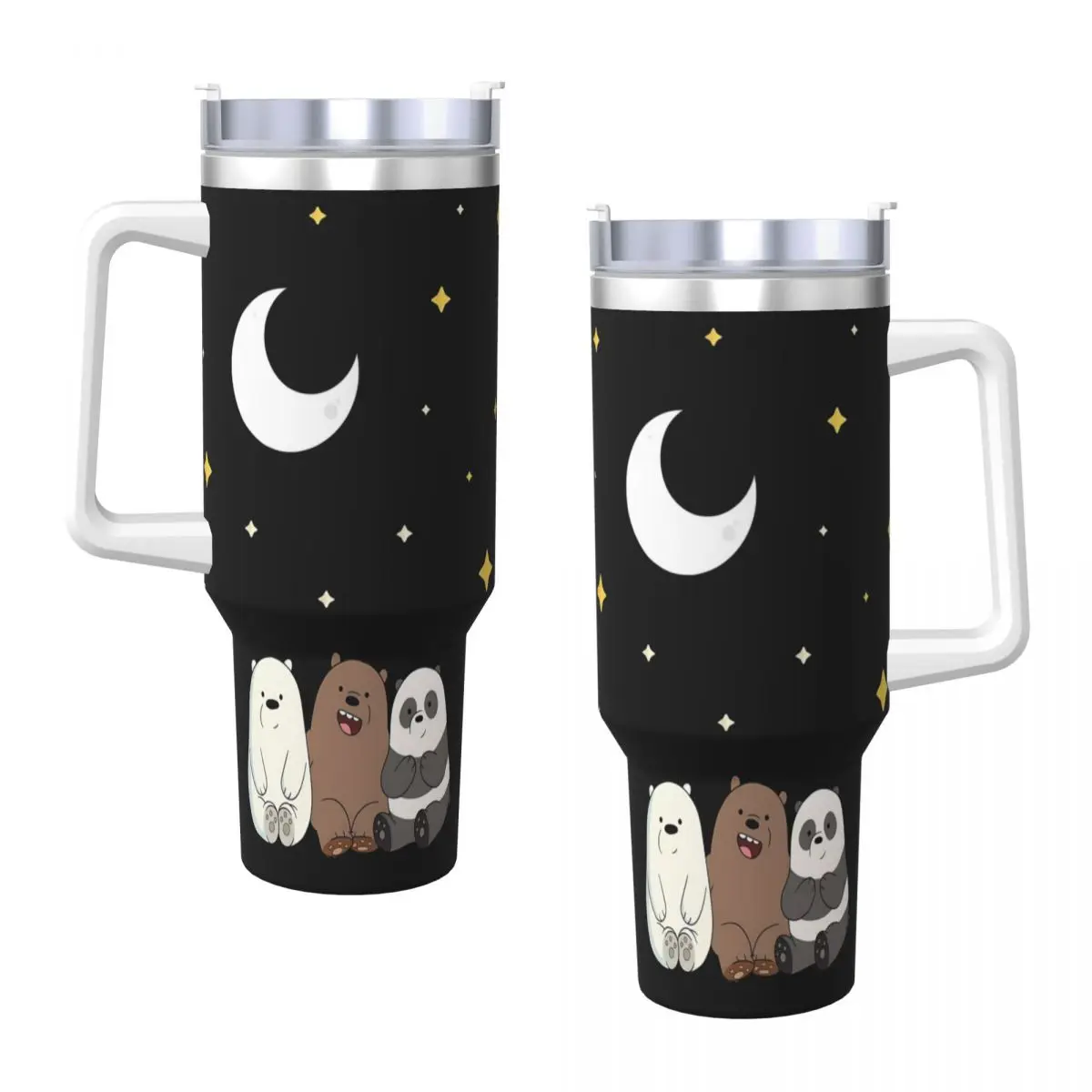 We Bare Bears Moon Стакан из нержавеющей стали Дорожные термочашки с соломинкой Крышка Кружки большой емкости Бутылка для холодной и горячей воды
We Bare Bears Moon Стакан из нержавеющей стали Дорожные термочашки с соломинкой Крышка Кружки большой емкости Бутылка для холодной и горячей воды
