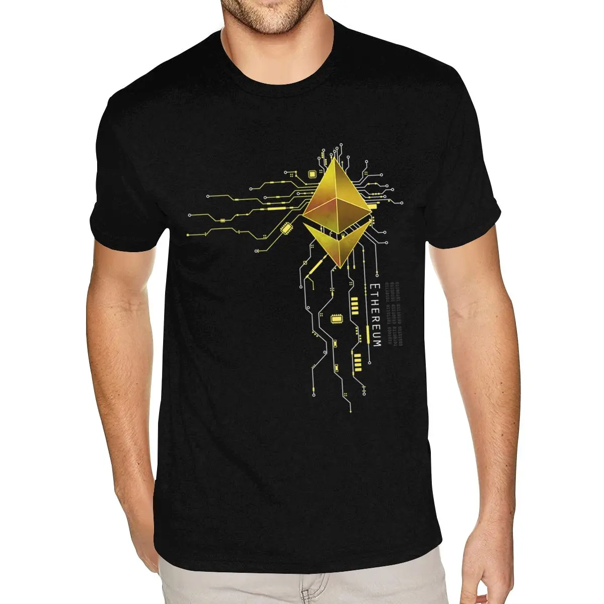 Crazy Ethereum Gold Eth Heart Tee Shirts Short Sleeve O-Neck Cotton Male Big Size Black Tshirt
Crazy Ethereum Gold Eth Heart Tee Shirts Short Sleeve O-Neck Cotton Male Big Size Black Tshirt